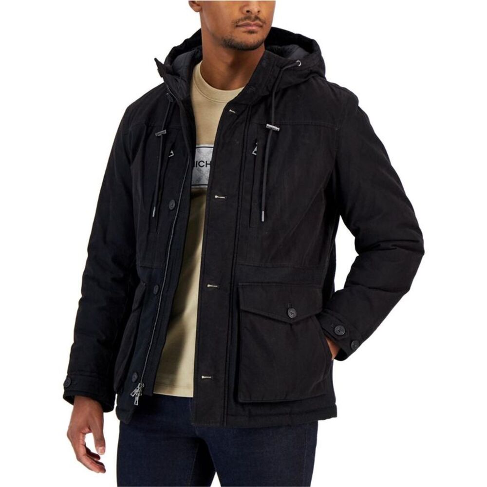 Michael Kors Mens Four-Pocket Parka Coat, NWT